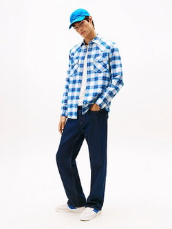 Рубашка мужская TOMMY JEANS TJM REG WSTRN FLANNE