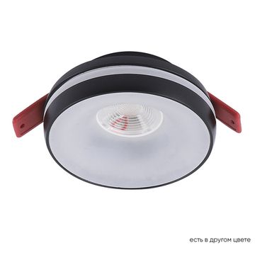 Встраиваемый точечный светильник GU10 CLT 063C1 BL чёрный Crystal Lux