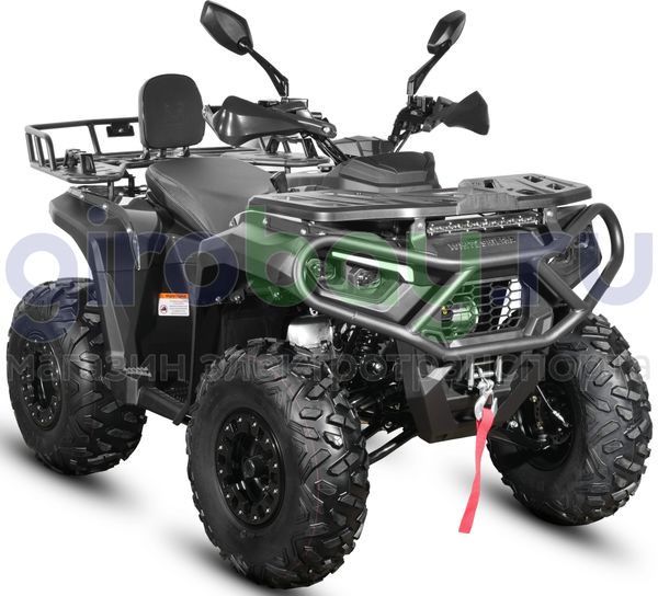 Бензиновый квадроцикл WHITE SIBERIA BARS 250 CC - Чёрный фото №2