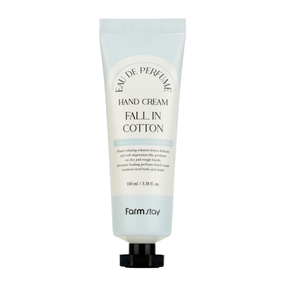 Крем для рук с экстрактом хлопка FARMSTAY Eau De Perfume Hand Cream In Cotton 100 мл