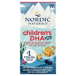 Nordic Naturals, Children's DHA Xtra, для детей от 3 до 6 лет, ягодный вкус, 636 мг, 90 мини-таблеток