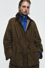 Бархатный пиджак с капюшоном и фитилем, похожий на свечу, ZW COLLECTION -ZARA