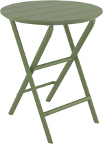 Стол пластиковый складной Siesta Contract Helen Folding Table Ø60, оливковый