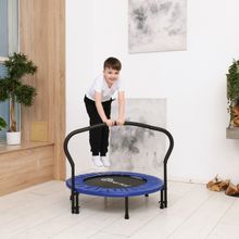 Батут с поручнем DFC JUMPFIT 36&amp;#039;&amp;#039; синий