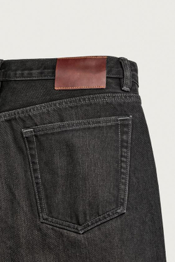 ZARA ДЖИНСЫ STRAIGHT FIT УДЛИНЕННЫЕ, ЧЕРНЫЙ