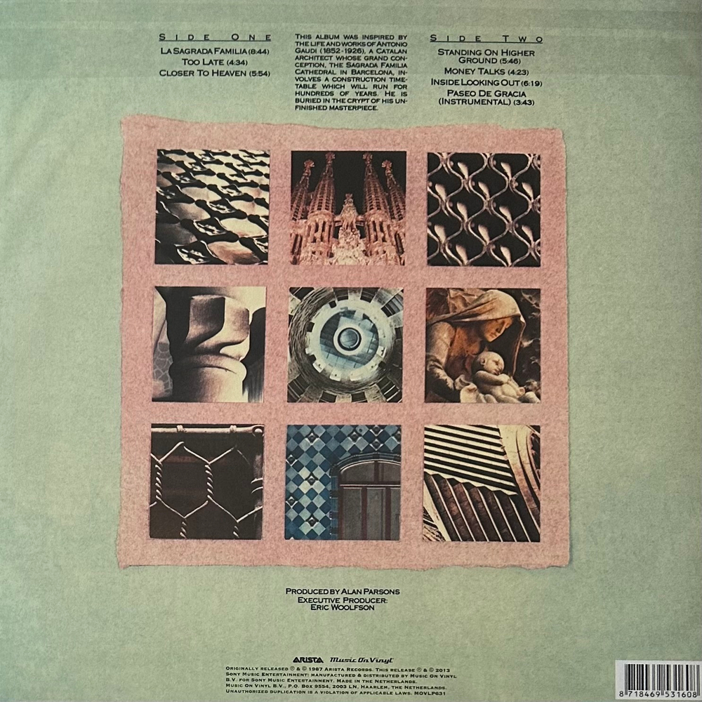 The Alan Parsons Project - Gaudi (Европа 2013г.)