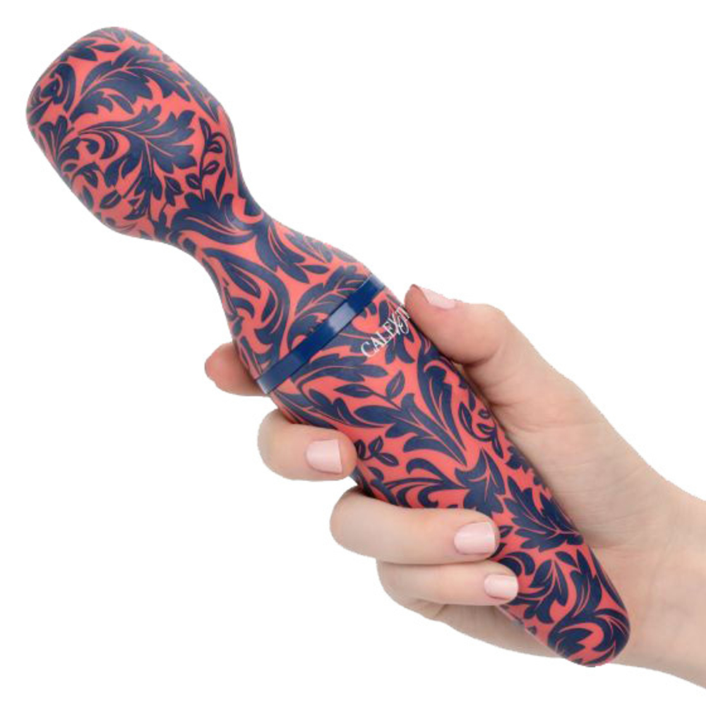 Сине-оранжевый вибромассажер California Exotic Novelties Naughty Bits W.I.L.F Wand I d Like to Fuck SE-4410-39-3