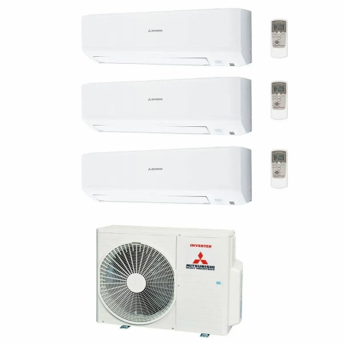 Мультисплит-система Mitsubishi Heavy на 3 комнаты (20+20+20 кв.м.)