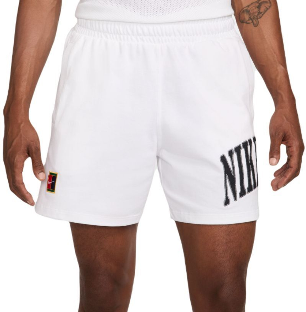 Мужские теннисные шорты Nike Court Heritage Tennis - белый