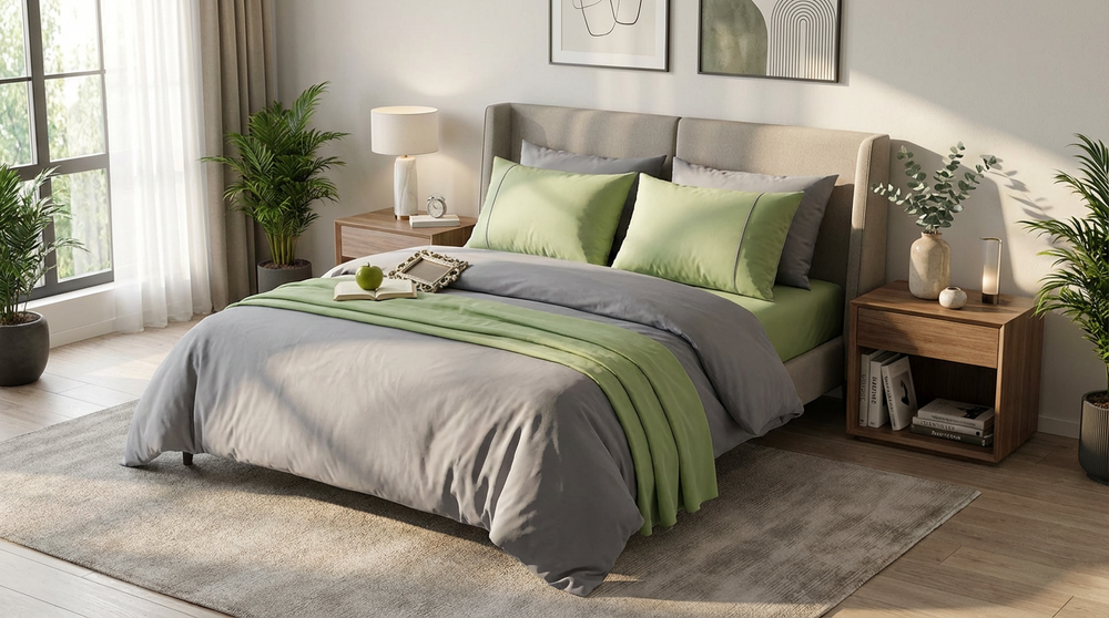 КПБ MAJOLİ Double Face MOSCOW евро под. 200*220, прост. 240*260, нав. 50*70-2шт.