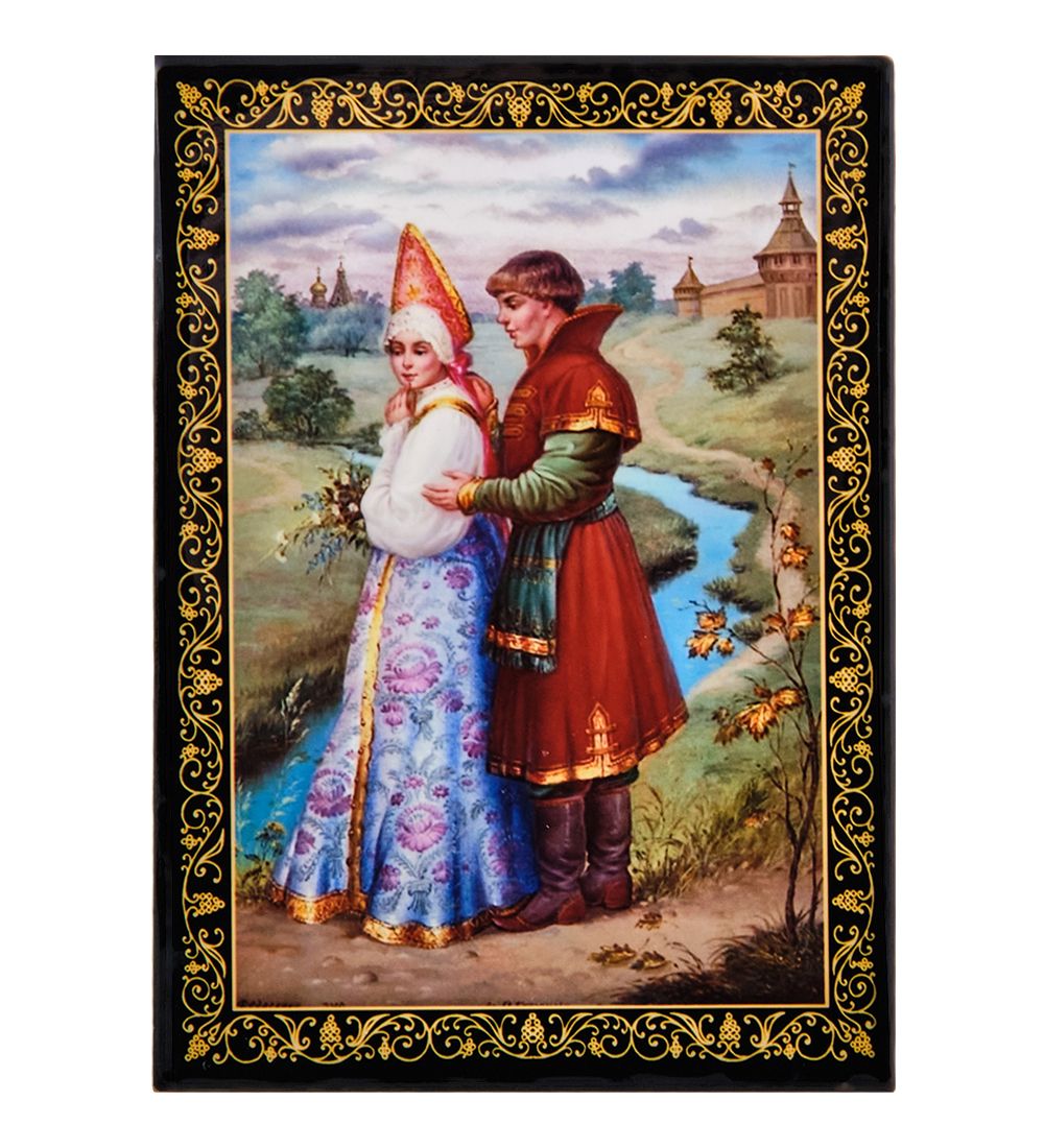 ШК-11/11-H Шкатулка в технике декупаж (10х14х4)