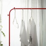 Вешалка напольная IKEA BRUKSVARA (БРУКСВАРА), Красный, 78х147 см