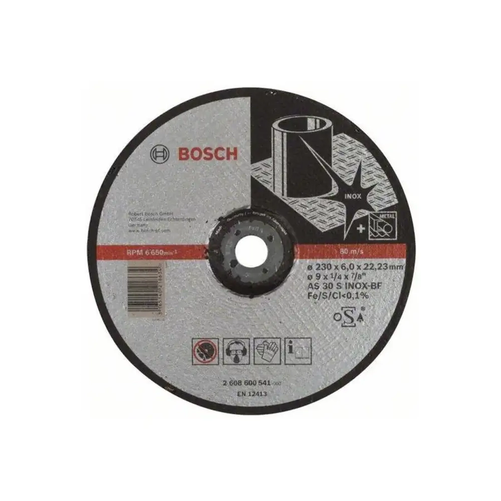 Круг шлифовальный Expert for Inox 230 x 6,0 мм BOSCH 2608600541