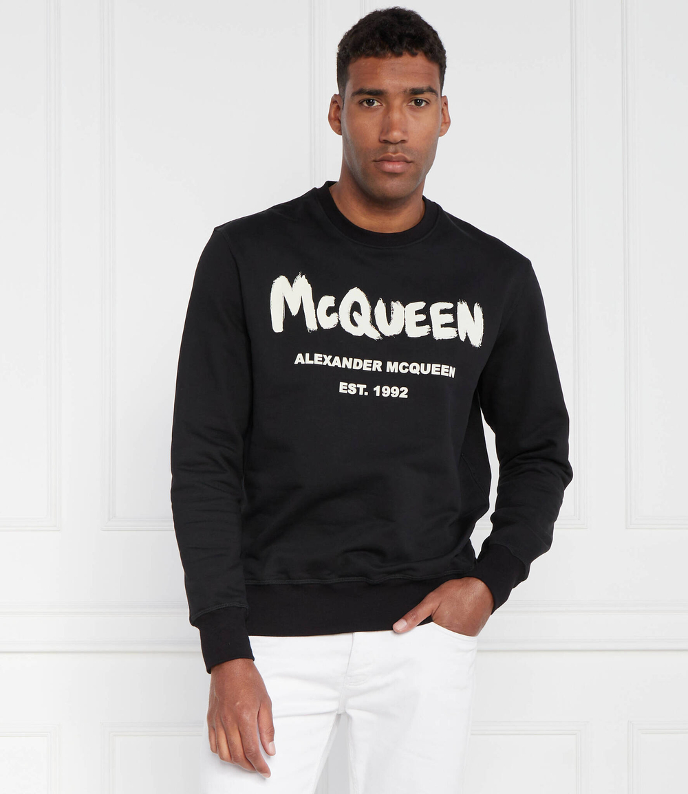 Худи Alexander McQueen - черный(688713 QTZ81)