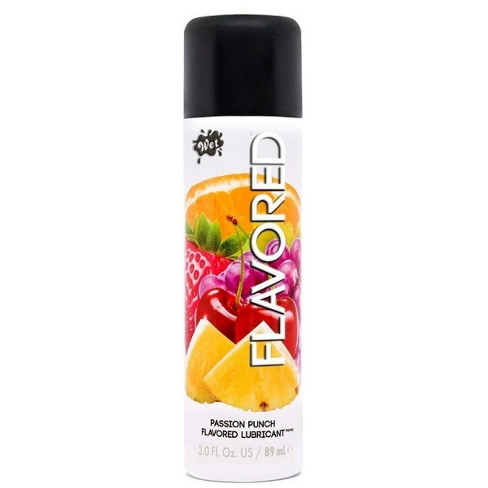 Лубрикант Wet Flavored Passion Punch с ароматом фруктов 89мл