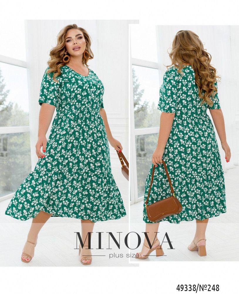 Платье 248-бирюзовый Minova Платье 248-бирюзовый Minova