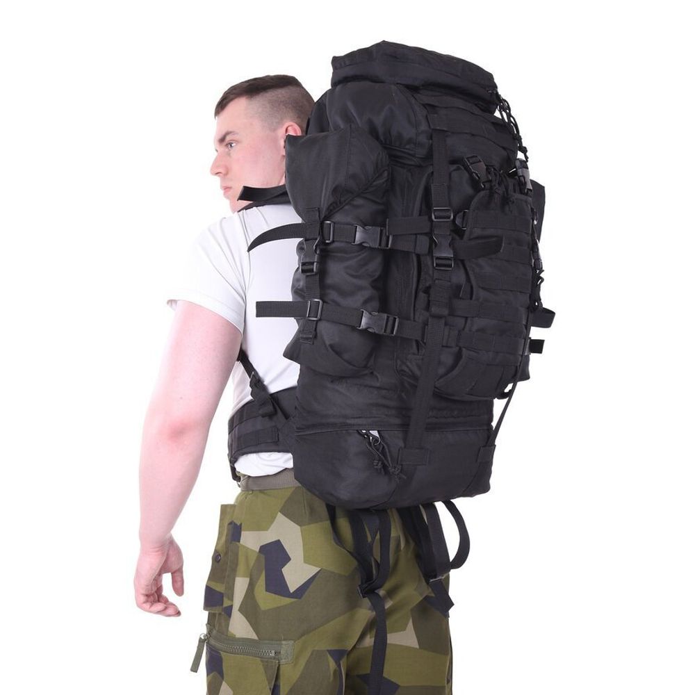 Рюкзак рейдовый черный  120л