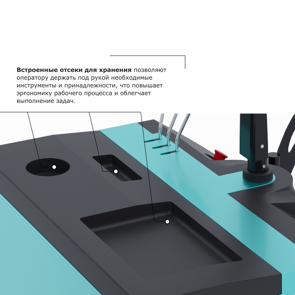 Штабелер с выдвижной мачтой (мини-ричтрак) PROLIFT PRO MRV 1530 li-ion