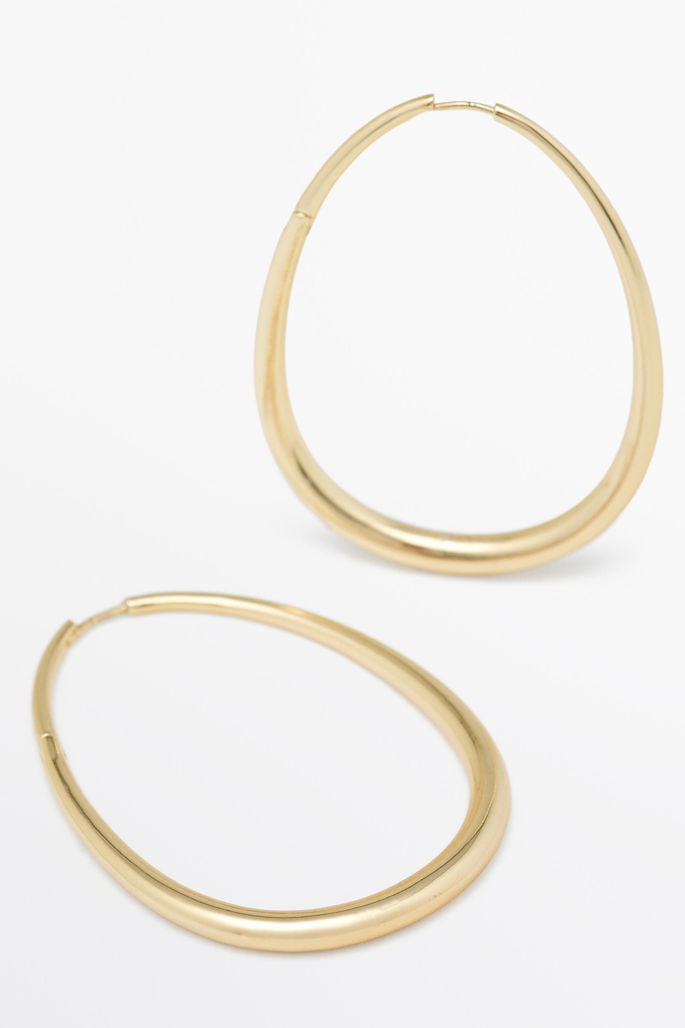 Massimo Dutti Серьги-кольца XL, золотистый
