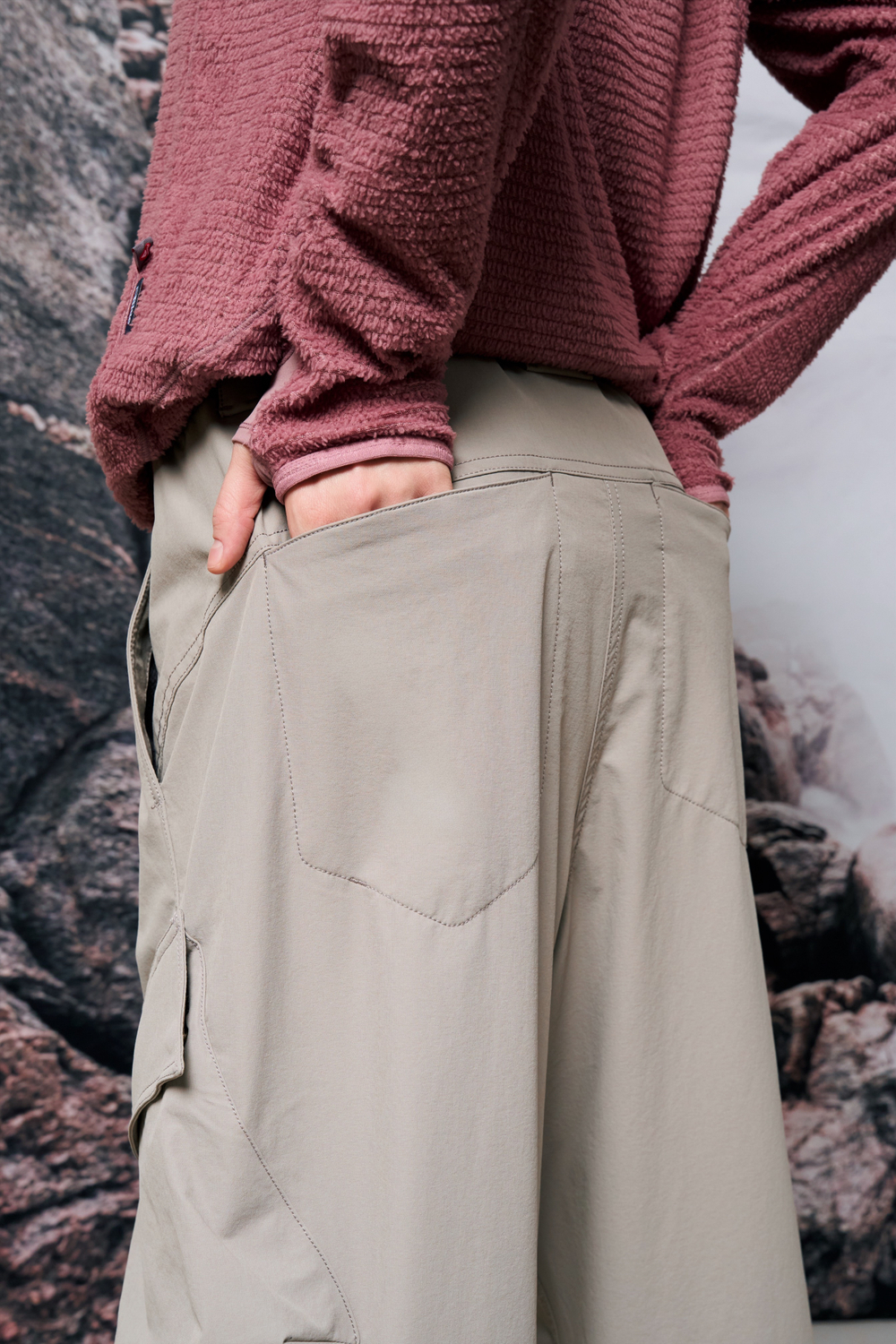 Женские Брюки Nothomme Blue Monte Fleece-Lined Work Pants "Gobi Gray"