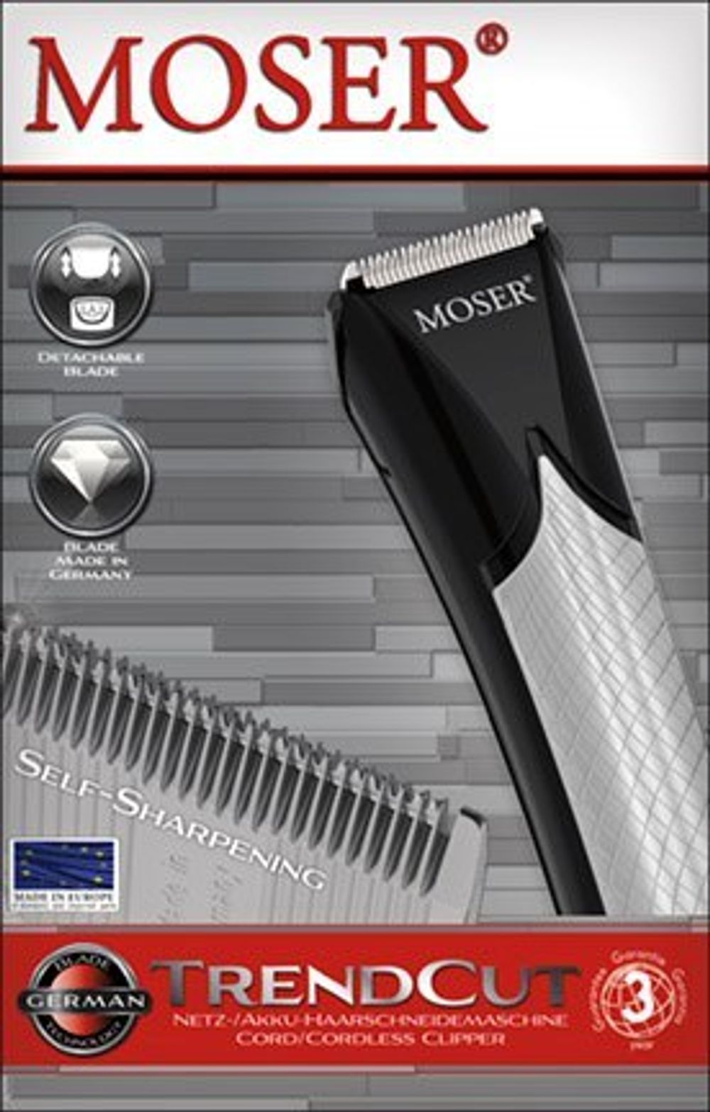 Машинка для стрижки волос Moser TrendCut (1660-0460) - 6