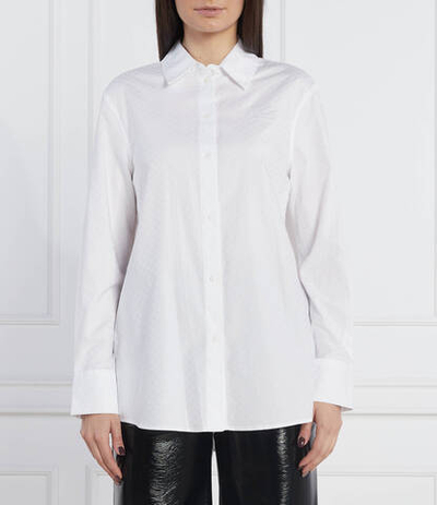 рубашка jacquard monogram Karl Lagerfeld - белый(226W1603)