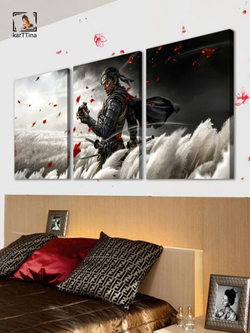 Картина на стену модульная Starfield, 150 см х 70 см