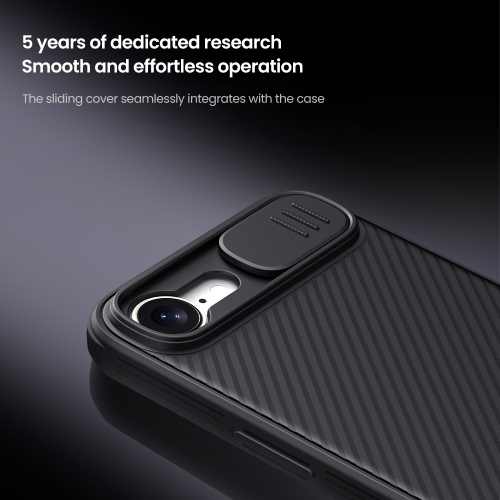Чехол усиленный с защитной шторкой для камеры от Nillkin на iPhone 16e и 17e, серия CamShield Pro Case