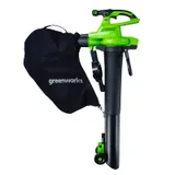 Воздуходув-Садовый Пылесос аккумуляторный Greenworks Арт. 2406907UB, 40V, бесщеточный, c 1хАКБ 4Ач и ЗУ — фото 2