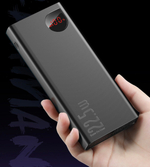 Внешний аккумулятор повербанк чёрный Power Bank 20000mAh 22,5W BASEUS PPADM20S