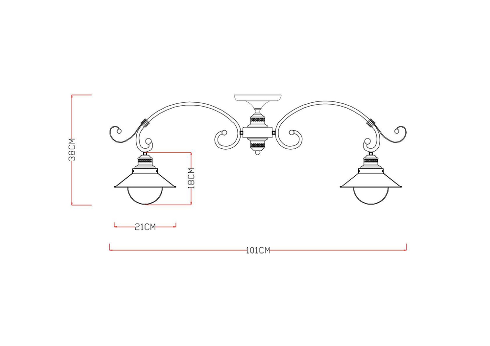 Люстра потолочная Arte Lamp Grazioso A4577PL-8CK