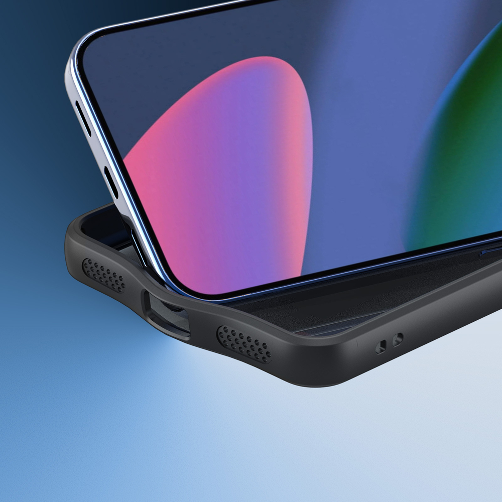 Чехол прозрачный с черными рамками для Google Pixel 10 Pro XL, серия Aimo Series от Dux Ducis