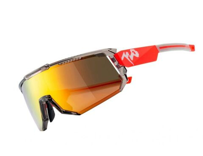 Спортивные очки 720armour Mars / Glossy Translucent Lt. Grey Shale / Matte Neon Peach Orange Temple / Champion Gold Ti Lens