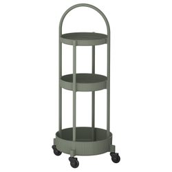 IKEA JUTTERSBO  (ИКЕА ЙУТТЕРСБО)  -  Тележка - серо-зелёная 36x36 см