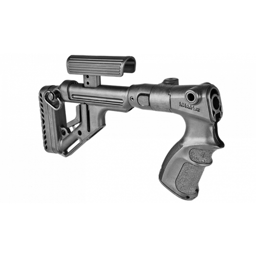 Складной приклад со щекой на Remington 870, песок, FAB Defense
