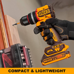 Аккумуляторный бесщеточный шуруповерт INGCO CDLI205581 INDUSTRIAL 20 В 55 Нм 22+1