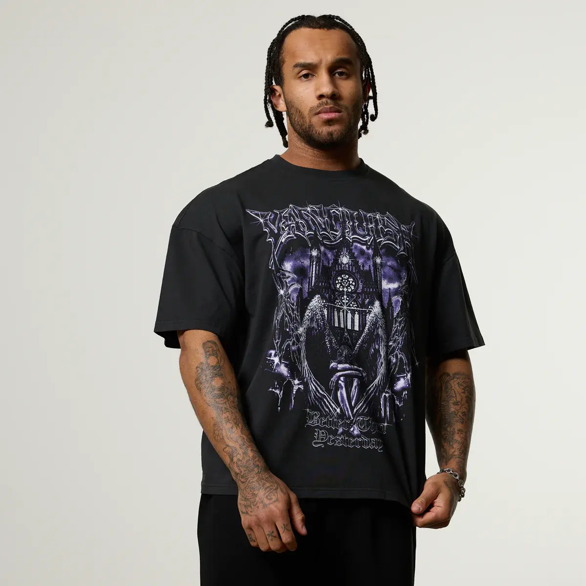 Футболка VANQUISH TSP Obsidian Black Angel Oversized T-Shirt