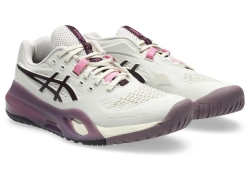 Женские теннисные кроссовки Asics Gel-Resolution X - soft oat/dark aubergine