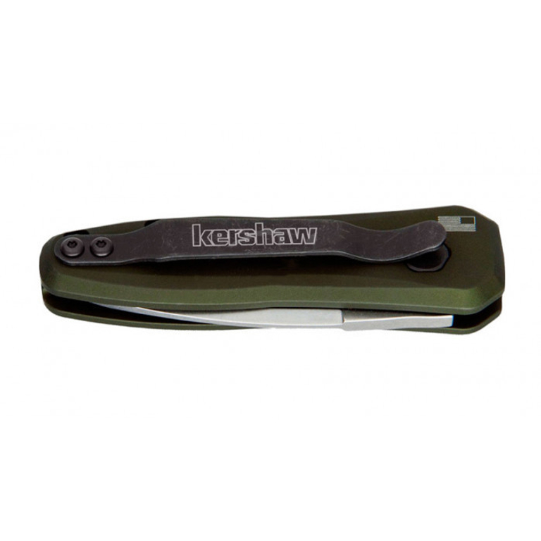 Автоматический нож Kershaw 7500OLSW Launch 4, маленький, зелёная рукоять