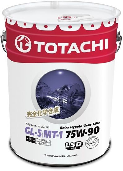Extra Hypoid Gear LSD 75W-90 GL-5 / MT-1 TOTACHI масло трансмиссионное для МКПП (20 Литров)