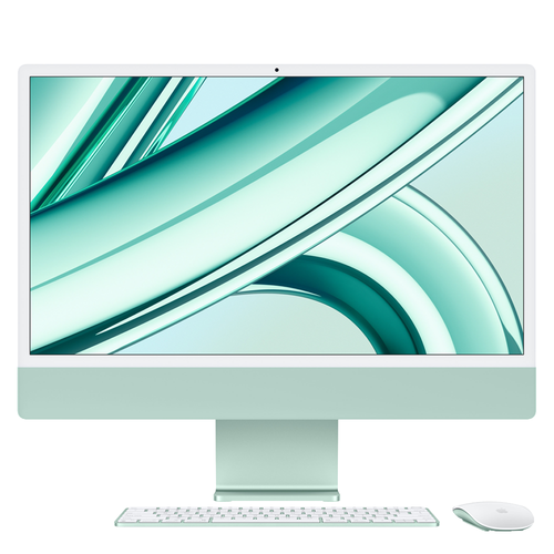 Моноблок Apple iMac 4.5K 24" (M3 8 CPU/10 GPU, 2023) 16/256GB, Green (Зеленый)