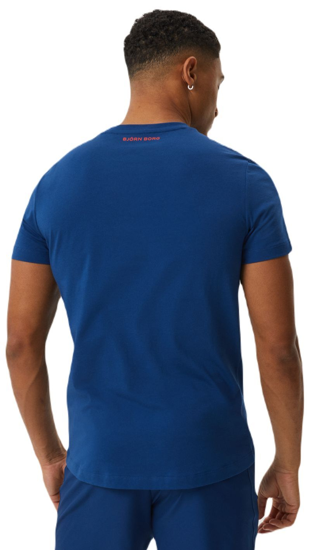 Мужская теннисная футболка Björn Borg Breeze T-Shirt - estate blue