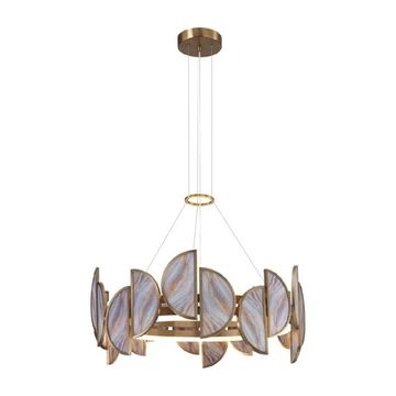 Подвесная люстра 40W 3000K 5448/40L бронзовый/серый с прожилками Toscana Odeon Light Exclusive