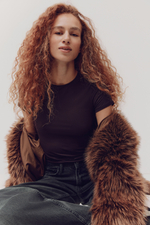 Облегающая футболка — Чёрный — H&M 1329176