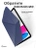 Чехол книжка для iPad 10 2022 (10.9")/ A16 2025 Gurdini Origami Case Темно Синий