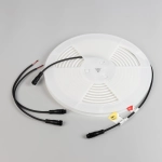 Лента герметичная WAVE-TOP-PU-A144-10x10mm 24V Warm2700 (5 W/m, IP68, 5m, wire x2) (Arlight, Вывод боковой, 3 года)