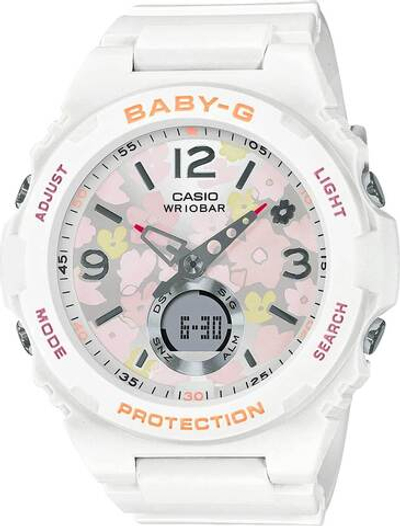 Японские наручные часы Casio Baby-G BGA-260FL-7A с хронографом