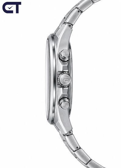 CASIO EFV-610D-3CVUDF EDIFICE мужские наручные часы — стальной хронограф с зеленый циферблатом