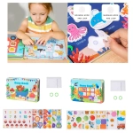 Книга с липучками Busy book, более 60 липучек