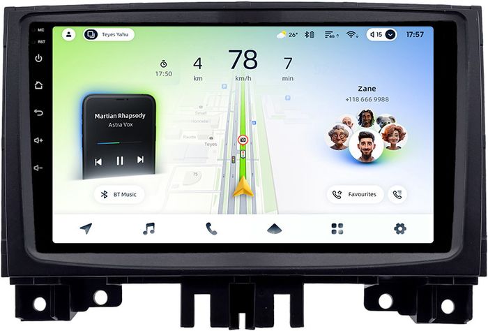 Магнитола для Mercedes-Benz Sprinter W906 2013-2017, Volkswagen Crafter 1 2013-2016 - Teyes CC4L-DTS монитор 9" IPS, Android 14, Быстрая, Snapdragon 662, CarPlay, 4G SIM-слот